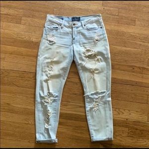 Lucky Brand Ripped Boyfriend Jeans